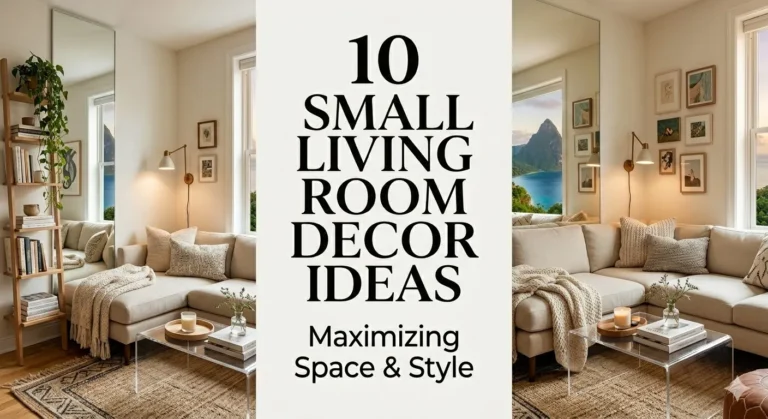 10 Small Living Room Decor Ideas