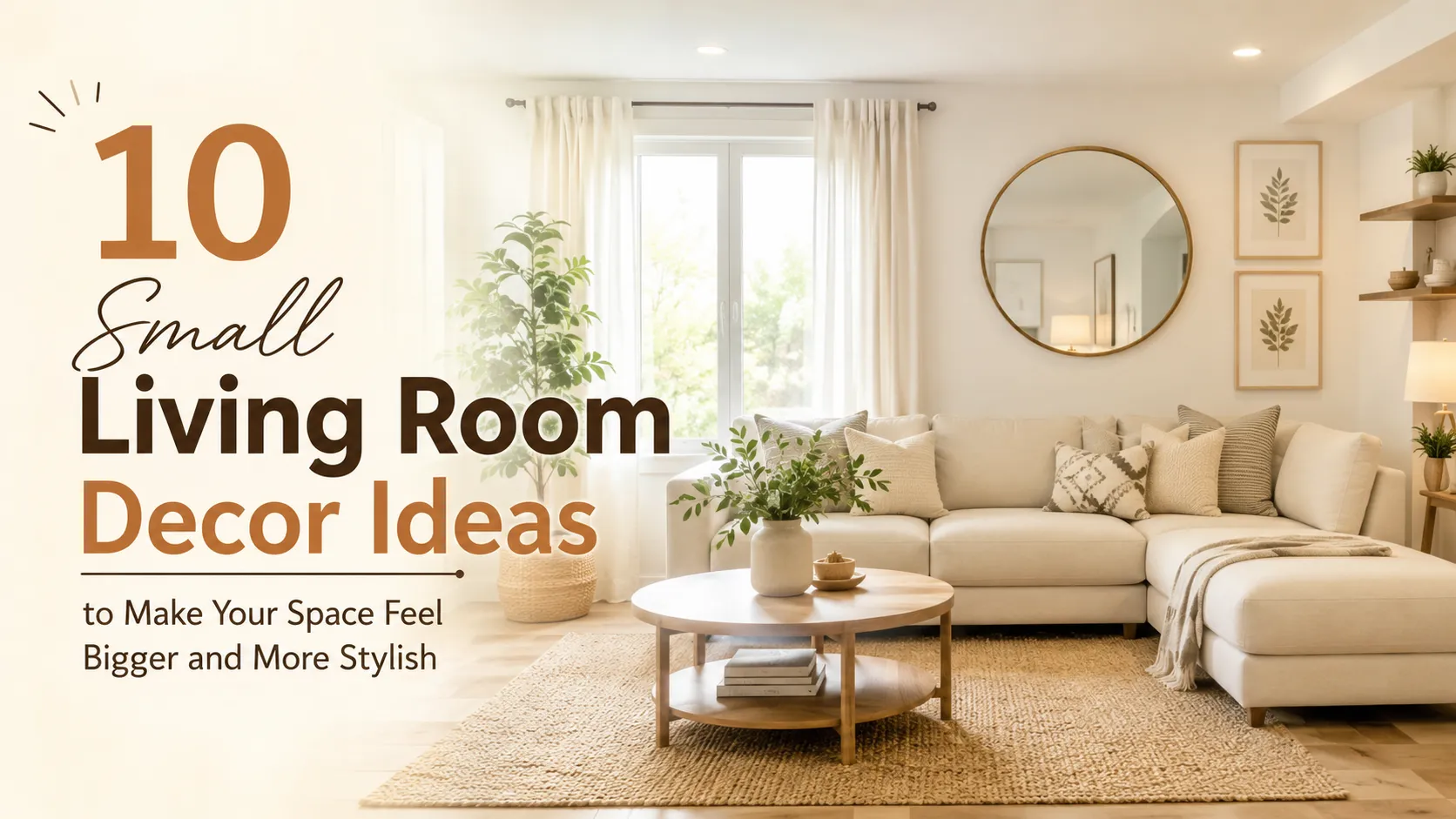 10 Small Living Room Decor Ideas to Make Your Space Feel Bigger and More Stylish