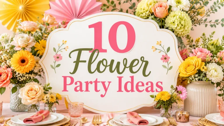 10 Flower Party Ideas