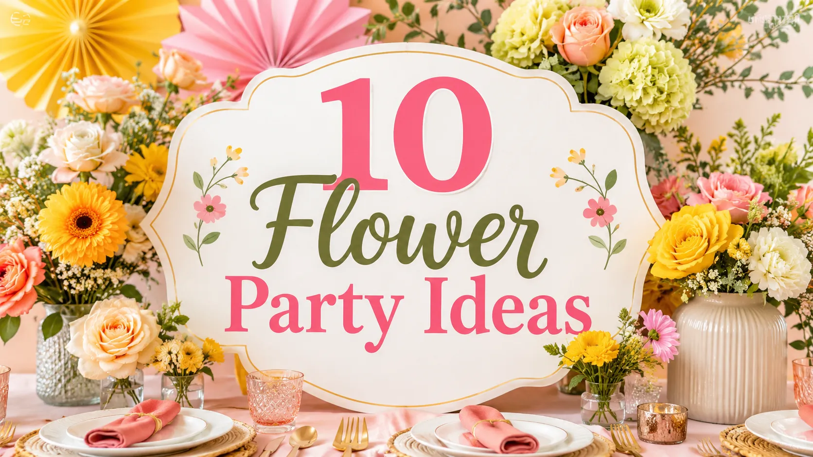 10 Flower Party Ideas