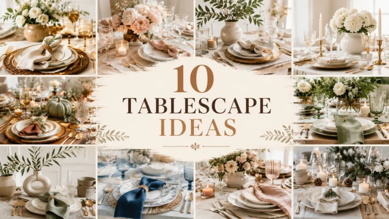 10 Tablescape Ideas