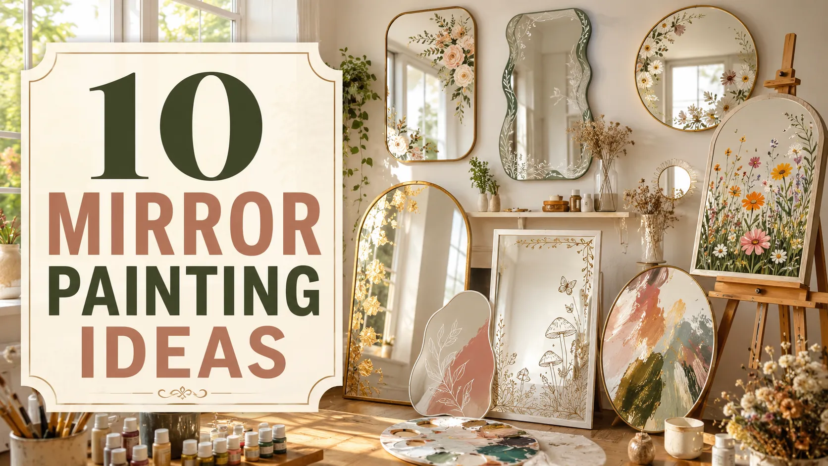 10 Mirror Painting Idea