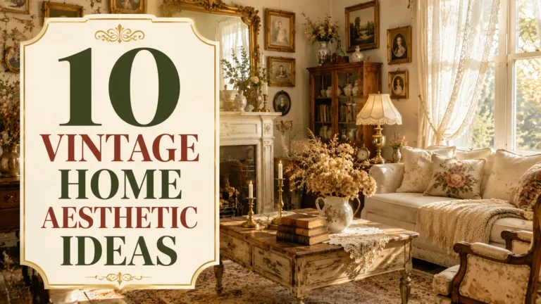 10 Vintage Home Aesthetic Ideas