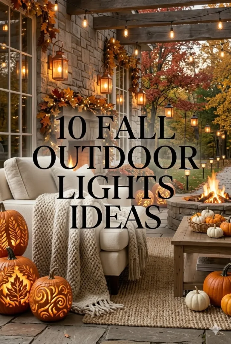 10 Fall Outdoor Lights Ideas