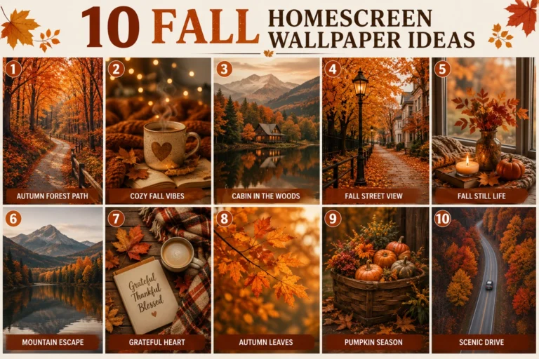 10 Fall Homescreen Wallpaper Ideas