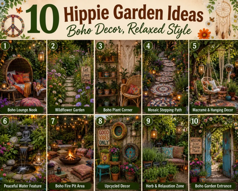 10 Hippie Garden Ideas Boho Decor Relaxed Style