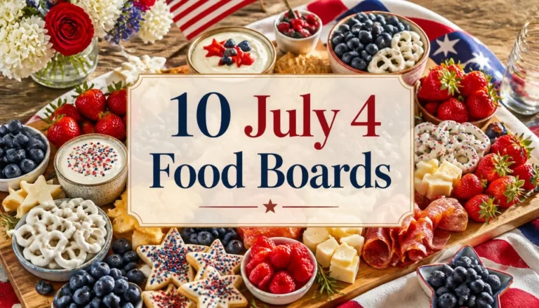 10 July 4 Food Boards