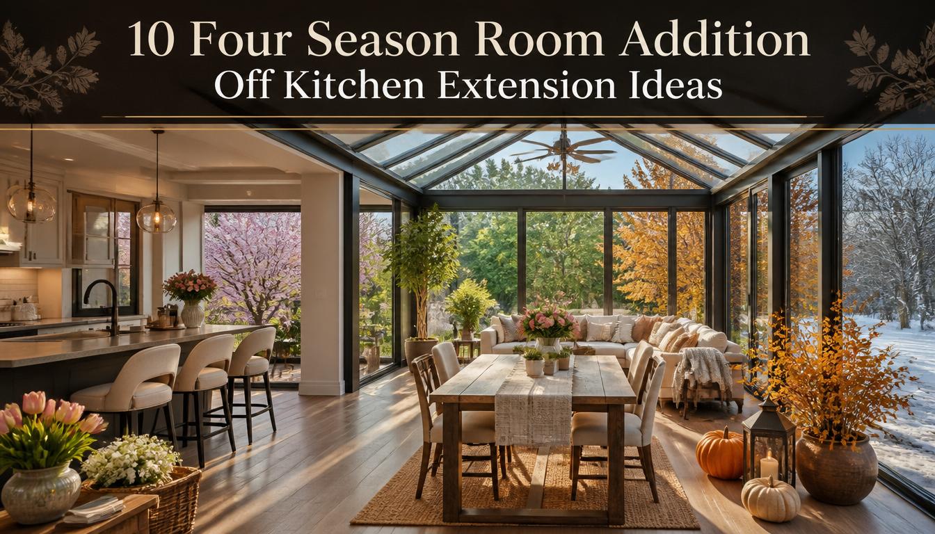 10 4 Season Room Addition Off Kitchen Extension Ideas