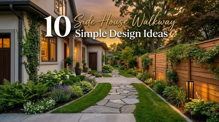10 Side House Walkway Simple Design Ideas