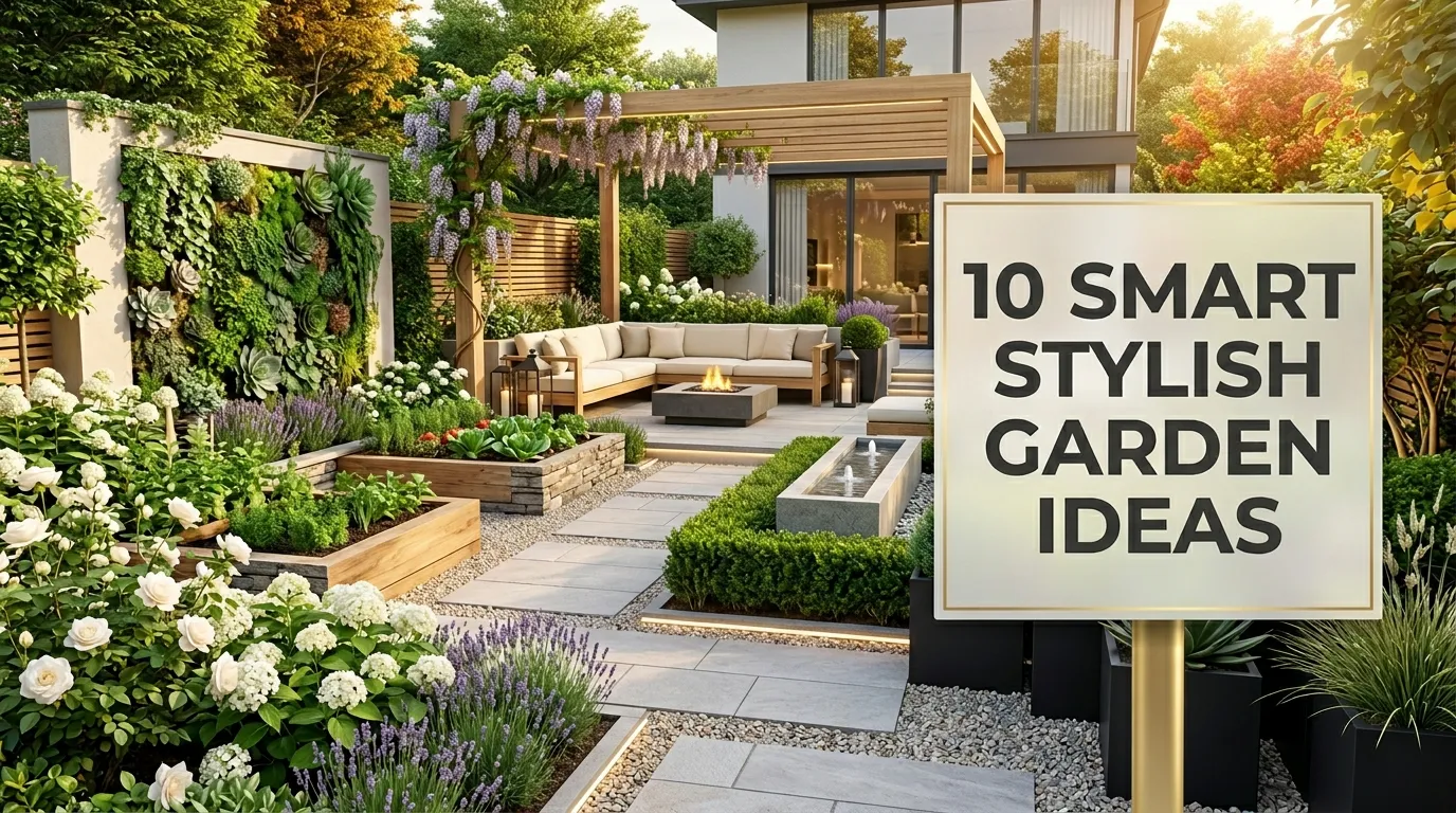 10 Smart Stylish Garden Ideas
