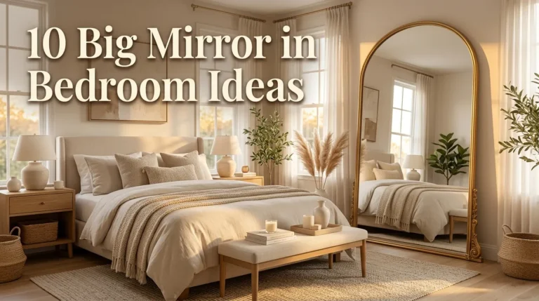 10 Big Mirror In Bedroom Ideas