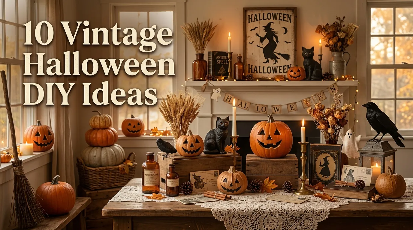 10 Vintage Halloween DIY Ideas