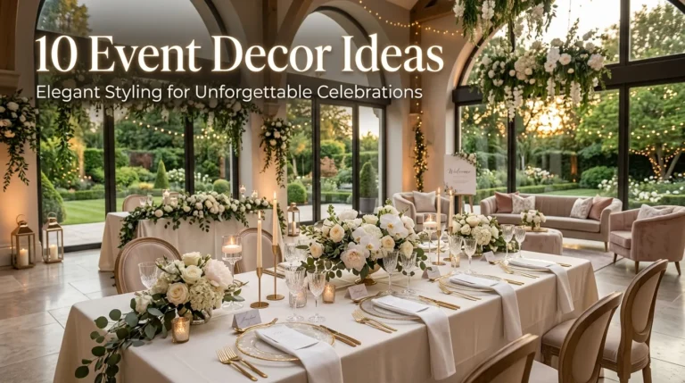 10 Event Decor Ideas