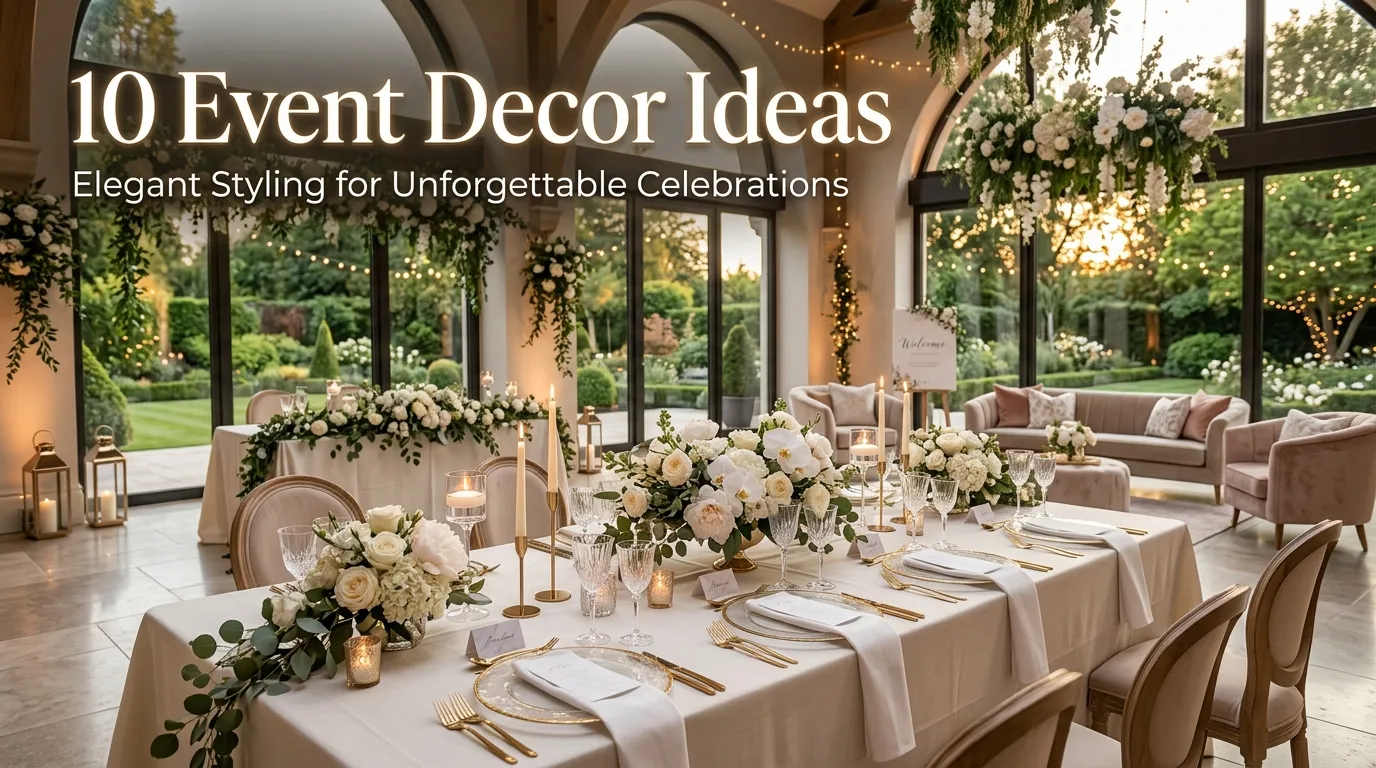 10 Event Decor Ideas