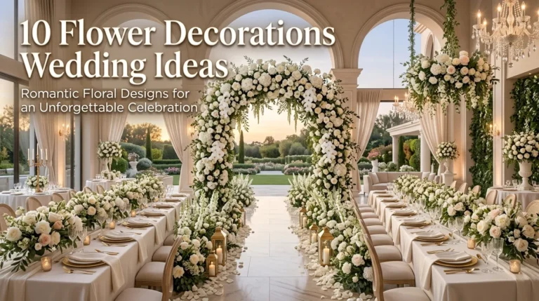 10 Flower Decorations Wedding Ideas