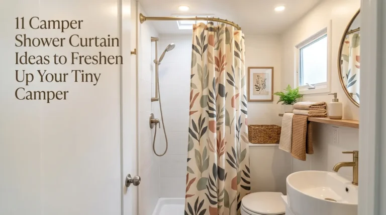 Camper Shower Curtain Ideas