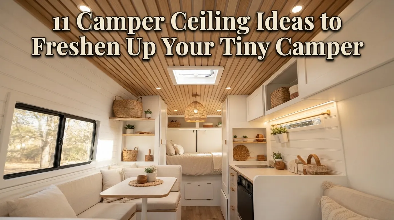 11 Camper Ceiling Ideas to Freshen Up Your Tiny Camper