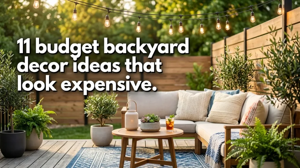11 budget backyard decor ideas that look expensive
