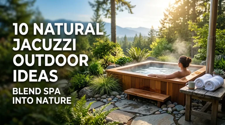 10 natural jacuzzi outdoor ideas blend spa into nature