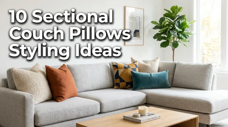 10 Sectional Couch Pillows Styling Ideas