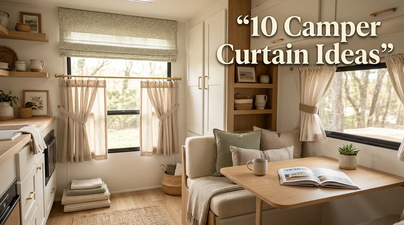10 Camper Curtain Ideas 