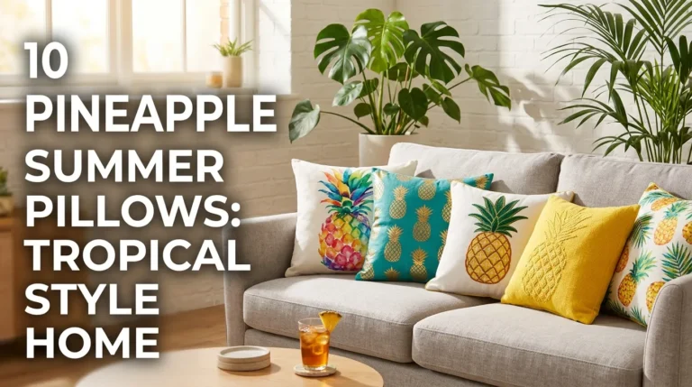 10 pineapple summer pillows tropical style home