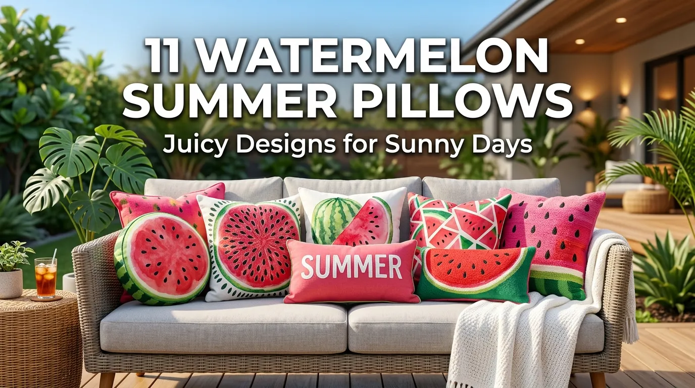 11 watermelon summer pillows juicy designs for sunny days
