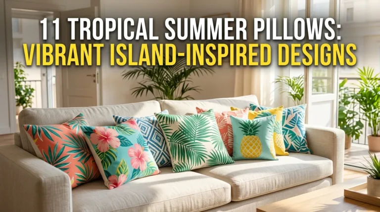 11 Tropical Summer Pillows Vibrant Island-Inspired Designs