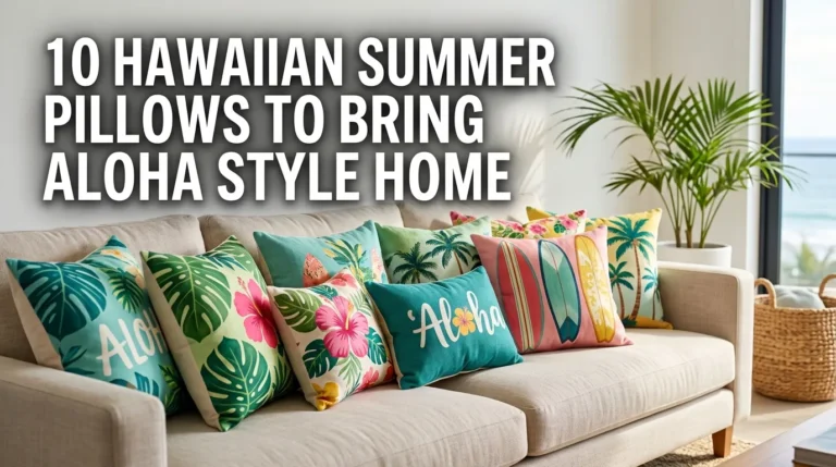 10 Hawaiian Summer Pillows to Bring Aloha Style Home