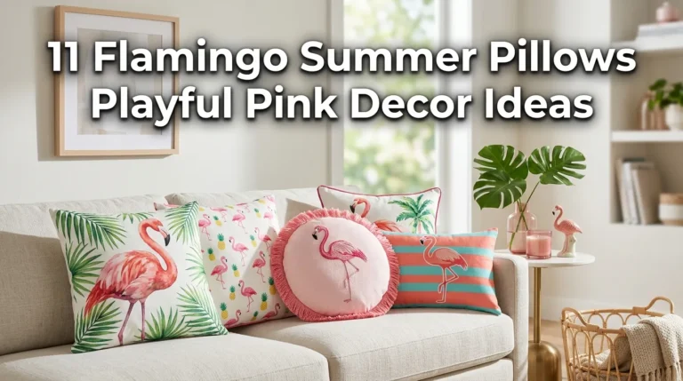 11 Flamingo Summer Pillows Playful Pink Decor Ideas