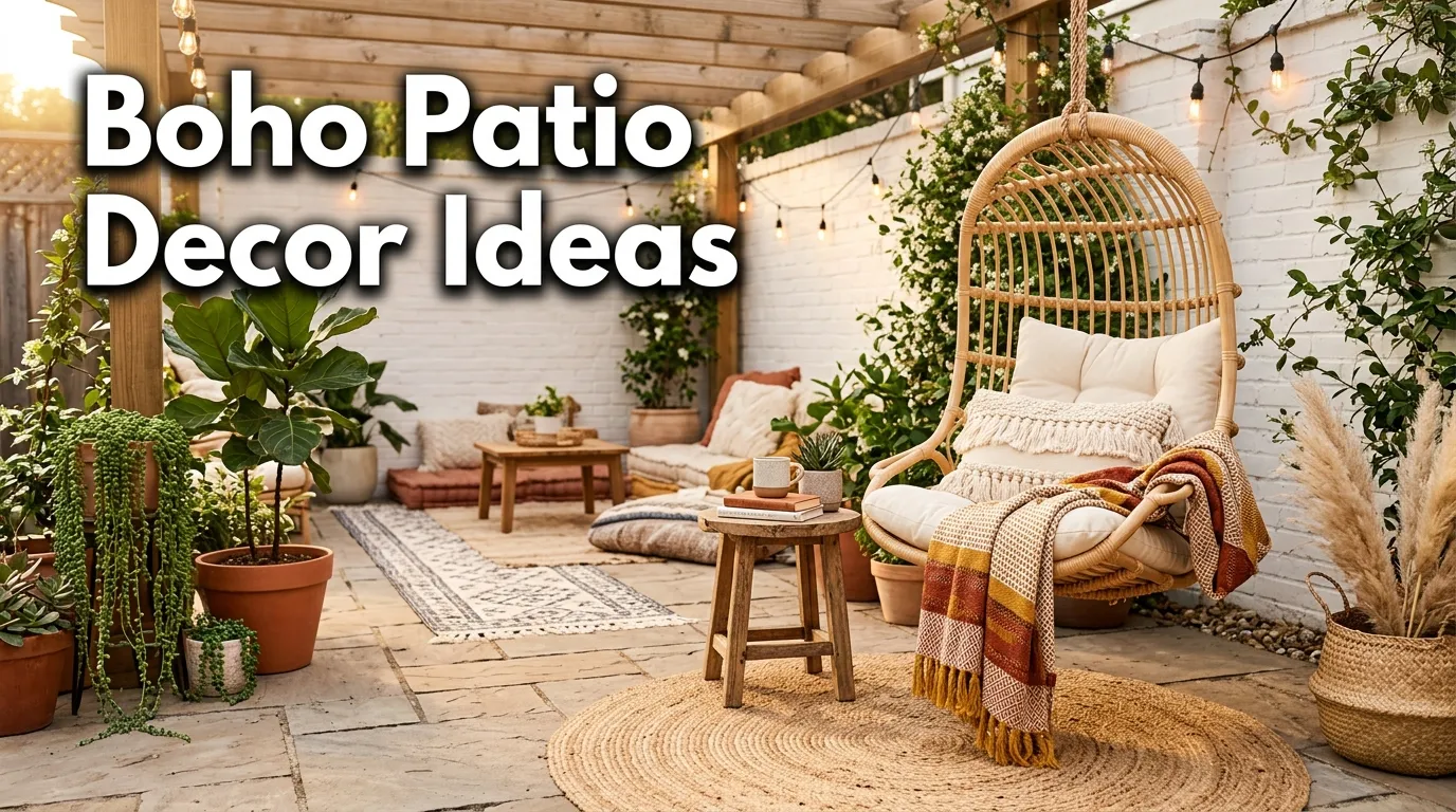 1 Boho Patio Decor Ideas