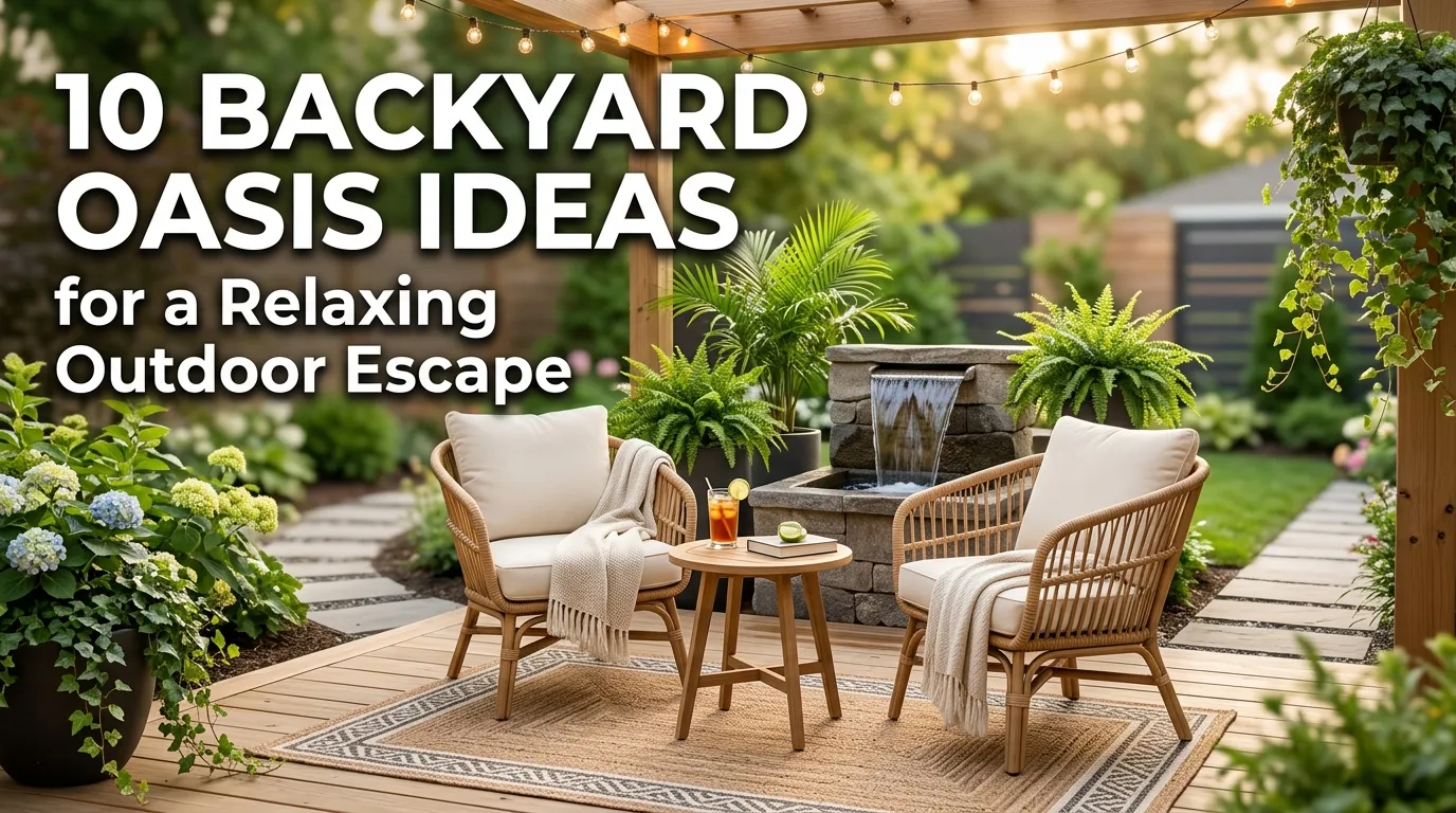 10 21 backyard oasis ideas for a relaxing outdoor escape
