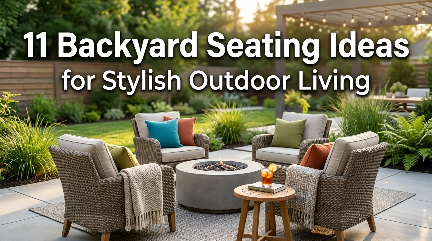 11 Backyard Seating Ideas for Stylish Outdoor Living