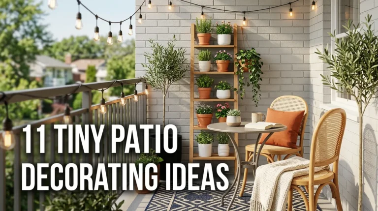 11 Tiny Patio Decorating Ideas