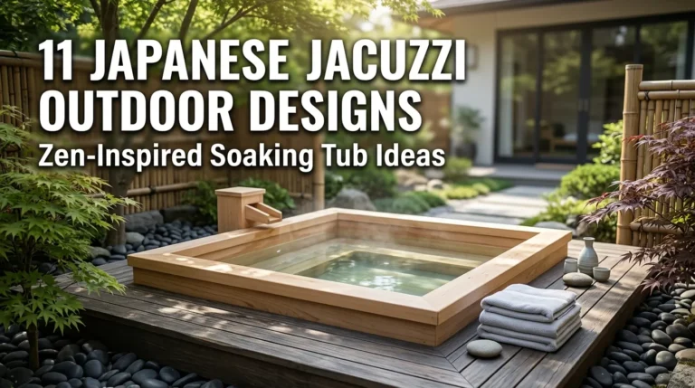 11 Japanese Jacuzzi Outdoor Designs Zen-Inspired Soaking Tub Ideas