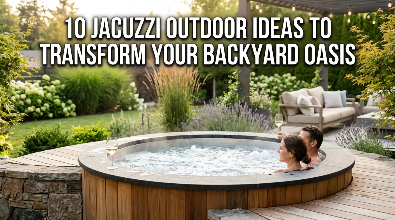 10 Jacuzzi Outdoor Ideas to Transform Your Backyard Oasis