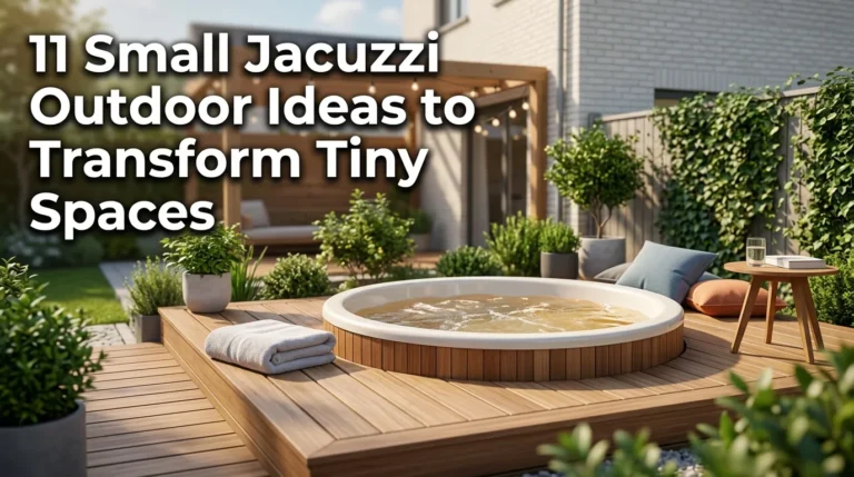 11 Small Jacuzzi Outdoor Ideas to Transform Tiny Spaces
