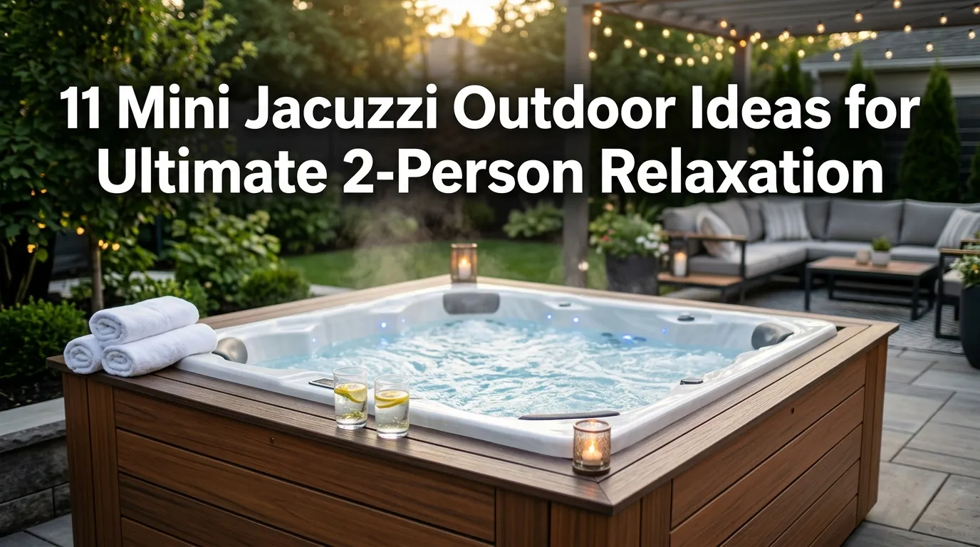 11 22 mini jacuzzi outdoor ideas for ultimate 2 person relaxation
