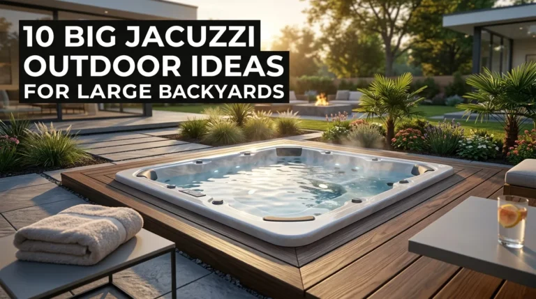 10 Big Jacuzzi Outdoor Ideas for Large Backyards