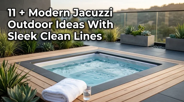 11 23 Modern Jacuzzi Outdoor Ideas With Sleek Clean Lines