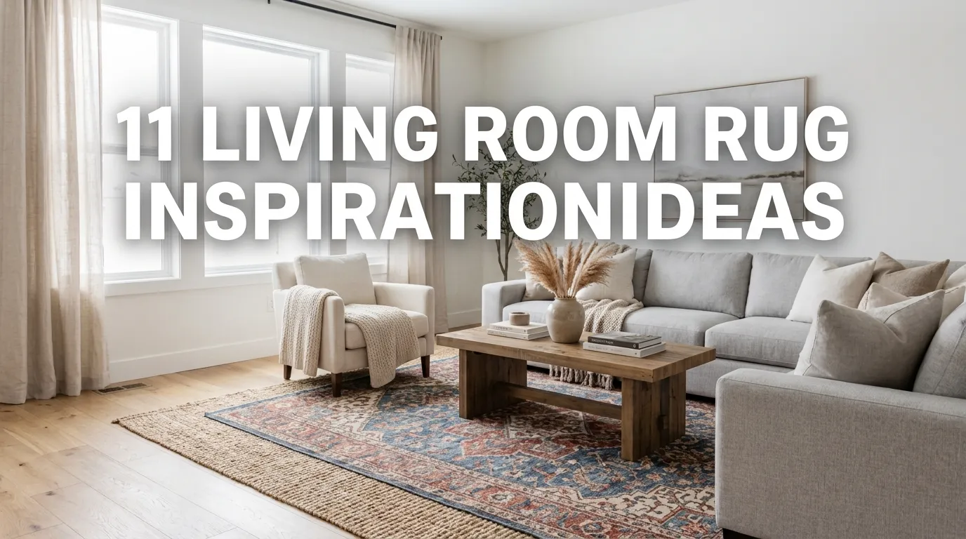 11 Living Room Rug Inspiration Ideas