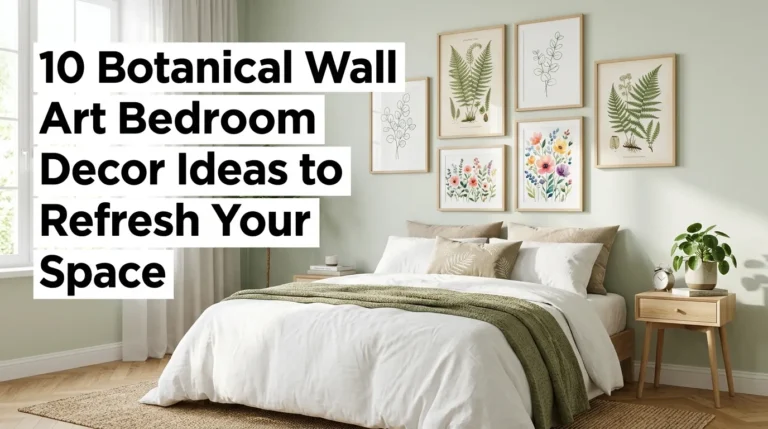 10 Botanical Wall Art Bedroom Decor Ideas to Refresh Your Space