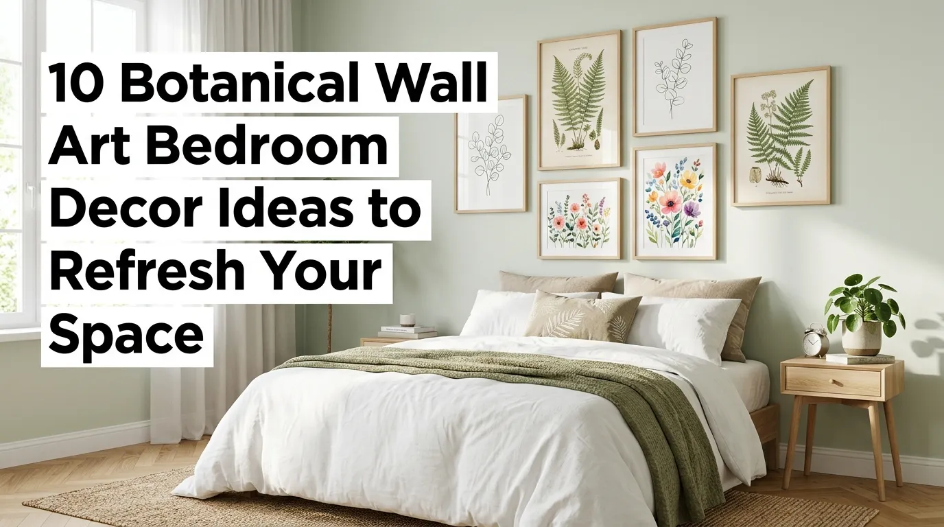 10 Botanical Wall Art Bedroom Decor Ideas to Refresh Your Space