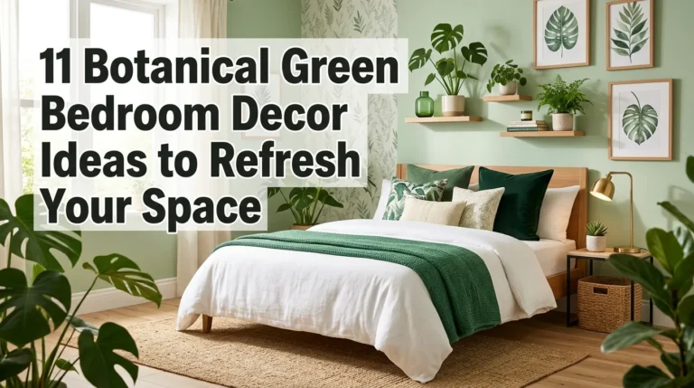 11 Botanical Green Bedroom Decor Ideas to Refresh Your Space