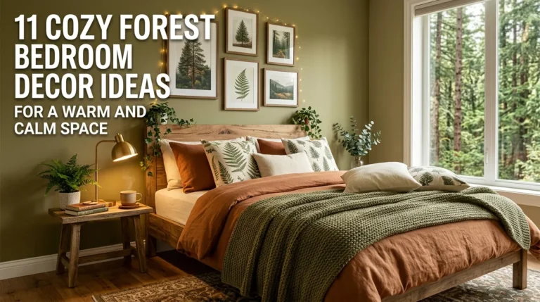 11 Cozy Forest Bedroom Decor Ideas for a Warm and Calm Space