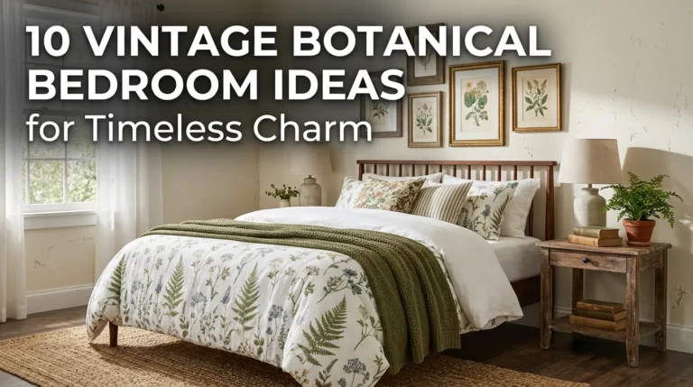 10 Vintage Botanical Bedroom Ideas for Timeless Charm
