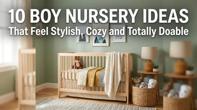 10 Boy Nursery Ideas That Feel Stylish Cozy and Totally Doable
