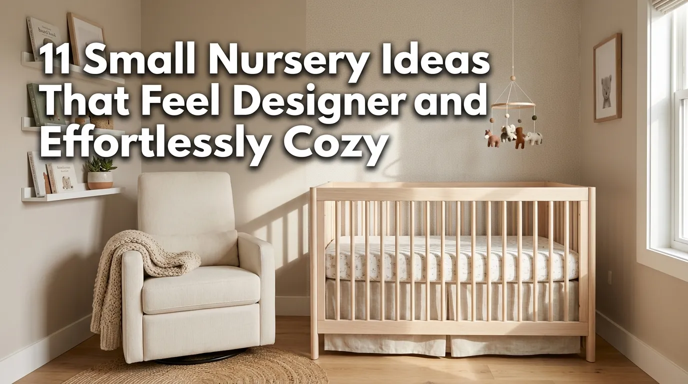 11 Small Nursery Ideas That Feel Designer and Effortlessly Cozy