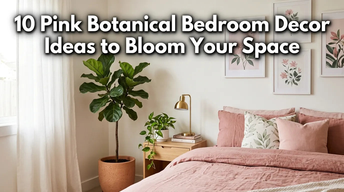10 Pink Botanical Bedroom Decor Ideas to Bloom Your Space