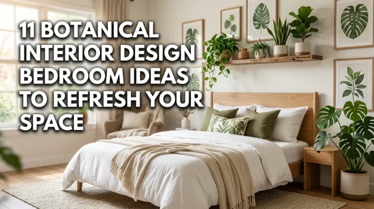 11 Botanical Interior Design Bedroom Ideas to Refresh Your Space